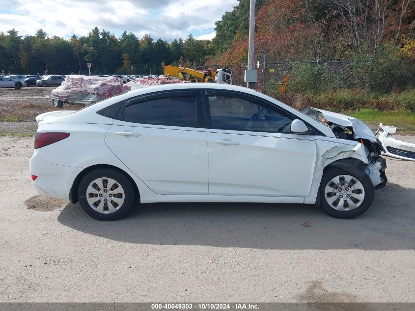 2016 Hyundai Accent Se VIN: KMHCT4AE8GU947839 Lot: 40549303