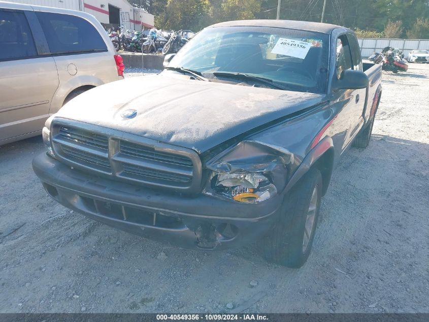 2002 Dodge Dakota Sport/Rt VIN: 1B7GL32X22S584085 Lot: 40549356