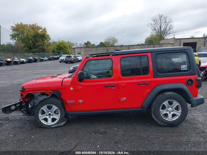 2018 Jeep Wrangler Unlimited Sport S 4X4 VIN: 1C4HJXDG1JW122235 Lot: 40549364