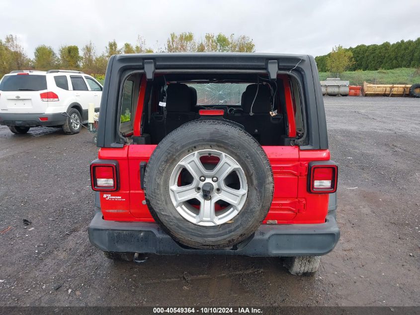 2018 Jeep Wrangler Unlimited Sport S 4X4 VIN: 1C4HJXDG1JW122235 Lot: 40549364