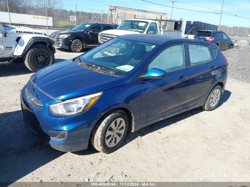 VIN KMHCT5AE3HU317265 2017 Hyundai Accent, SE no.2