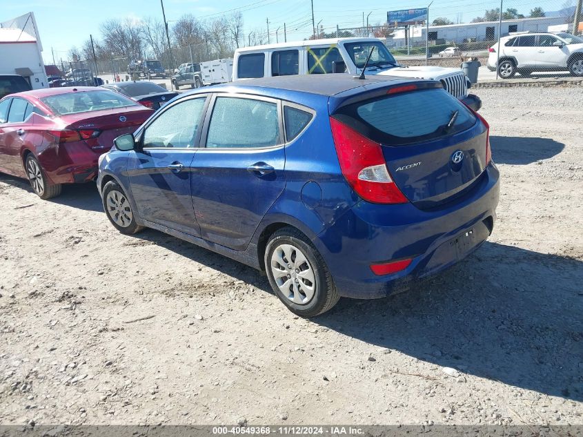 VIN KMHCT5AE3HU317265 2017 Hyundai Accent, SE no.3