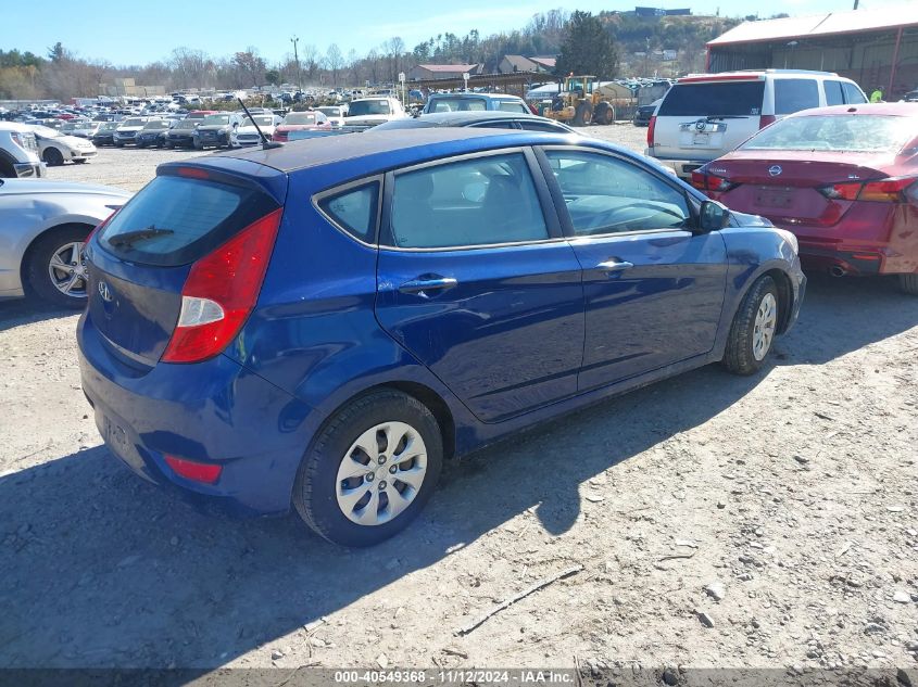 VIN KMHCT5AE3HU317265 2017 Hyundai Accent, SE no.4