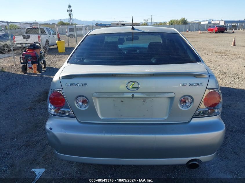 2002 Lexus Is 300 VIN: JTHBD192820052050 Lot: 40549376