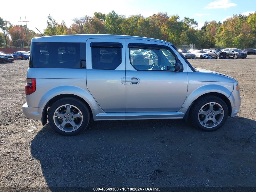 2007 Honda Element Sc VIN: 5J6YH18977L010015 Lot: 40549380