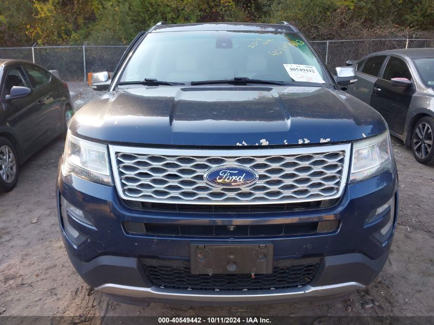 1FM5K8HT1HGB36875 2017 Ford Explorer Platinum