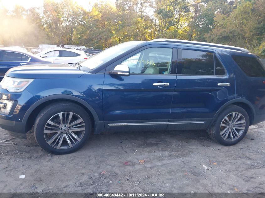 1FM5K8HT1HGB36875 2017 Ford Explorer Platinum