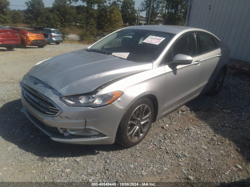 VIN 3FA6P0G71HR148443 2017 Ford Fusion, S no.2