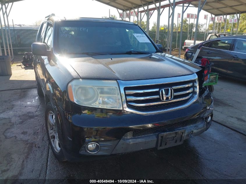 2013 Honda Pilot Ex VIN: 5FNYF4H43DB025207 Lot: 40549494