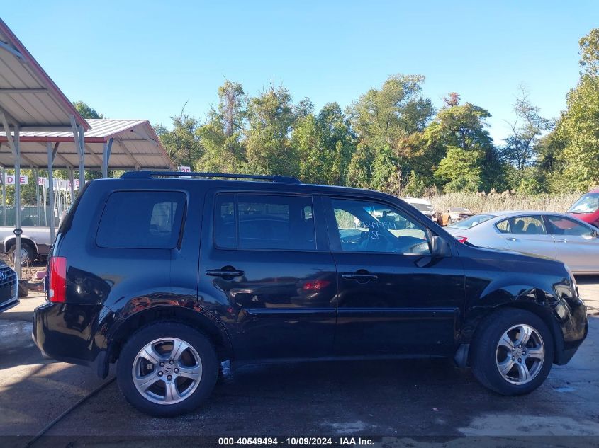 2013 Honda Pilot Ex VIN: 5FNYF4H43DB025207 Lot: 40549494