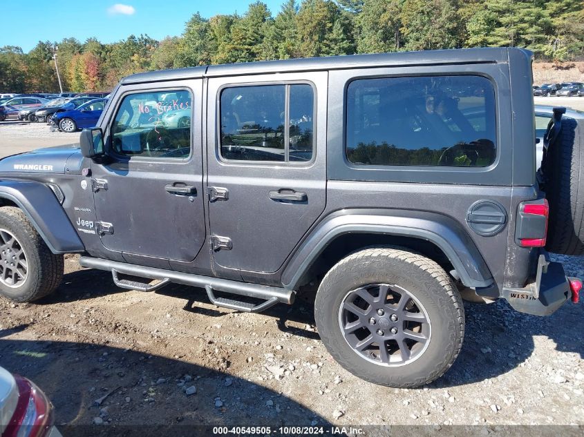 2018 Jeep Wrangler Unlimited Sahara 4X4 VIN: 1C4HJXEG6JW209336 Lot: 40549505