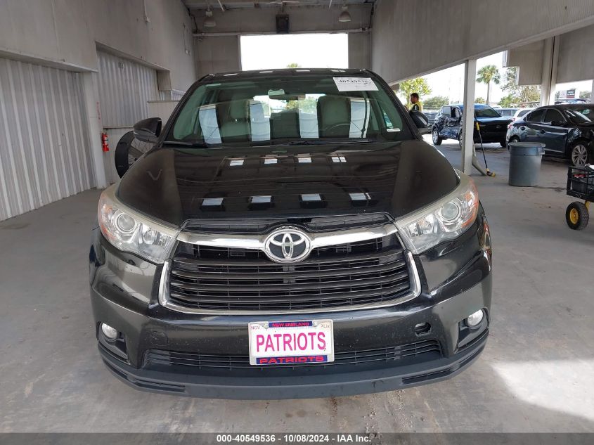 5TDZKRFH7GS123014 2016 Toyota Highlander Le/Le Plus