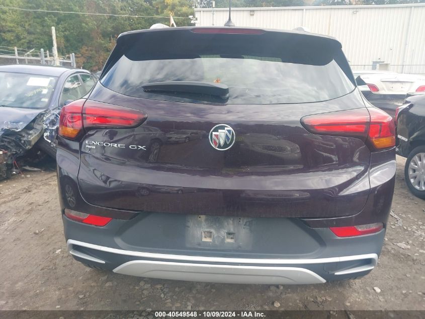 2021 Buick Encore Gx Awd Select VIN: KL4MMESL3MB149386 Lot: 40549548