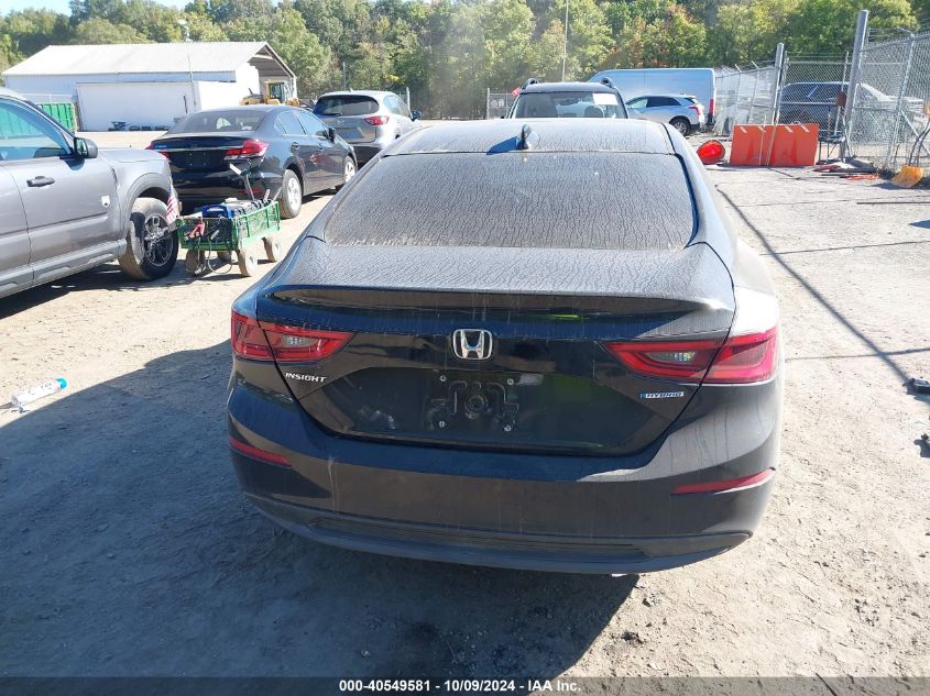 2019 Honda Insight Lx VIN: 19XZE4F15KE006399 Lot: 40549581