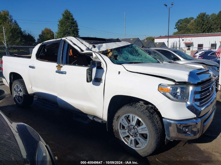 2018 Toyota Tundra Crewmax 1794/Platinum VIN: 5TFAW5F12JX774548 Lot: 40549647