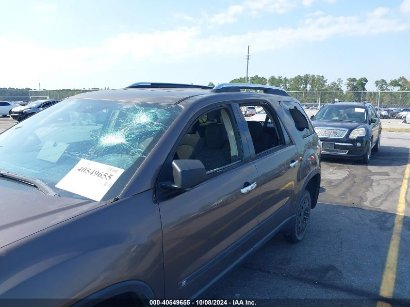 2009 GMC Acadia Sle-1 VIN: 1GKER13D39J107216 Lot: 40549655