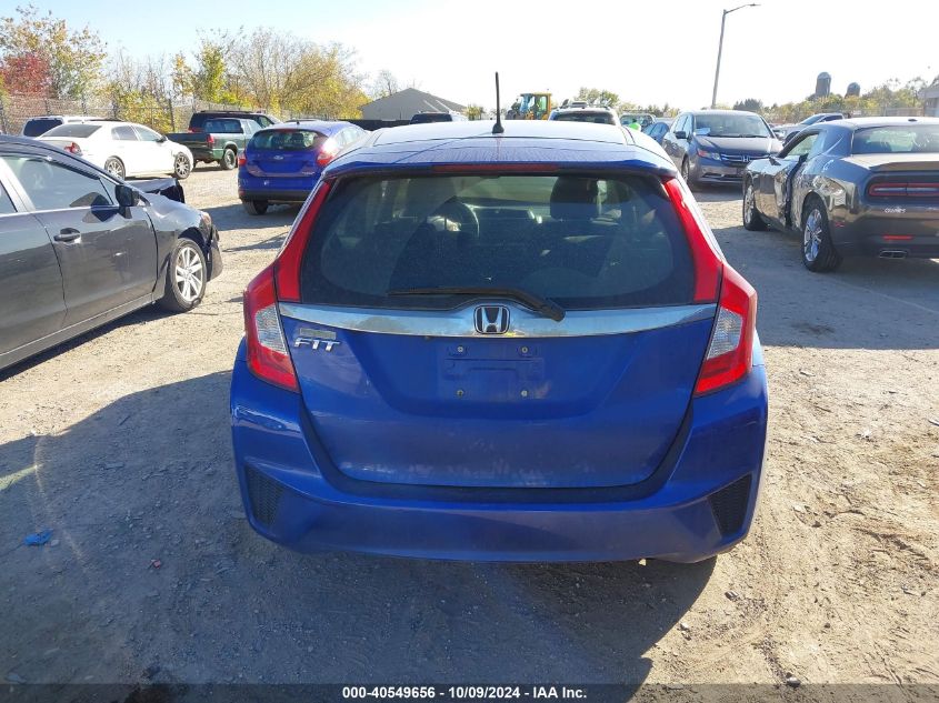 2016 Honda Fit Ex VIN: JHMGK5H77GX041829 Lot: 40549656