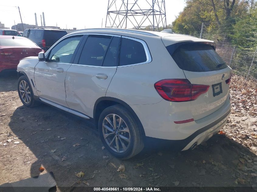 VIN 5UXTR9C57JLC78491 2018 BMW X3, Xdrive30I no.3