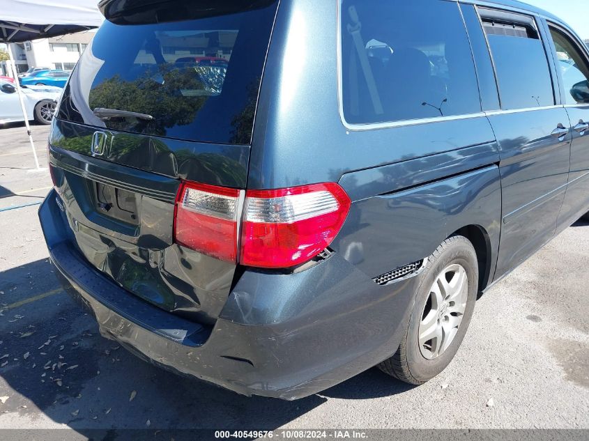 2006 Honda Odyssey Ex-L VIN: 5FNRL38776B021424 Lot: 40549676