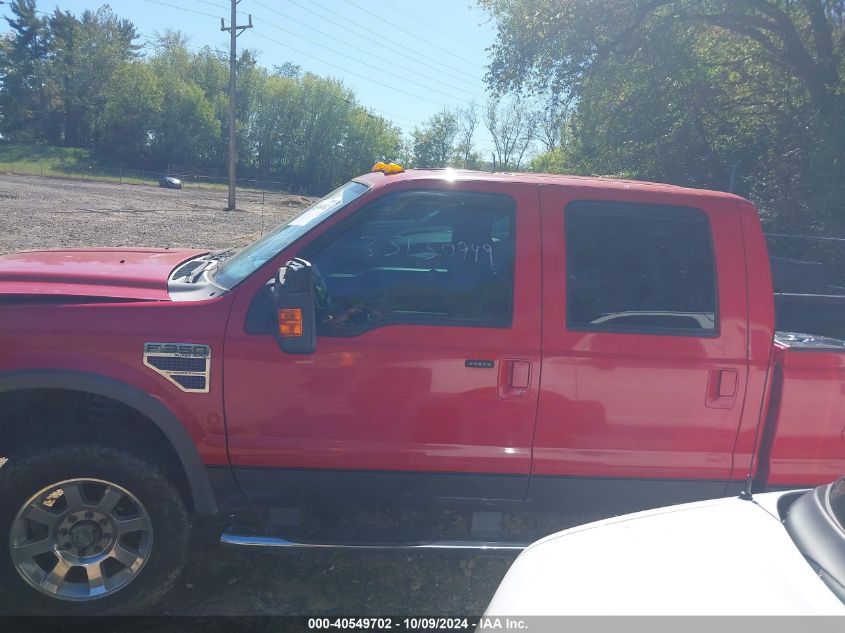 2008 Ford F-350 Fx4 VIN: 1FTWW31R38ED60465 Lot: 40549702