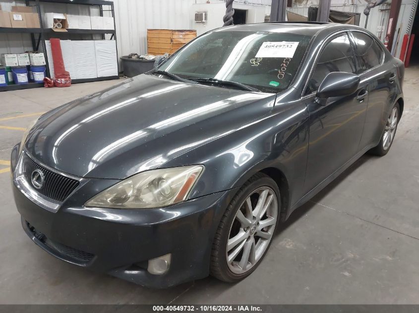 2007 Lexus Is 250 VIN: JTHBK262075050755 Lot: 40549732