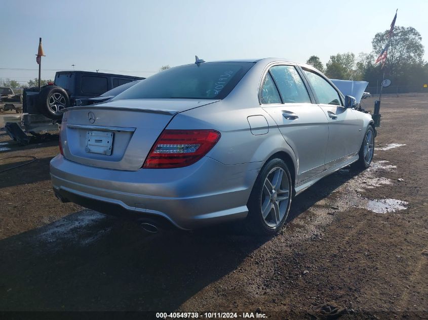 WDDGF5HB6CR209930 2012 Mercedes-Benz C 350 Sport