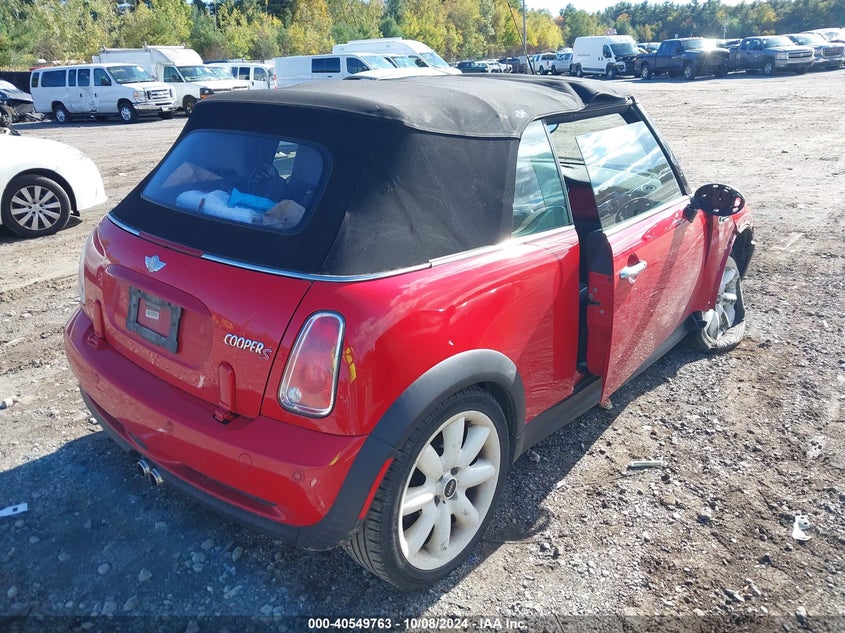 2006 MINI COOPER S VIN: WMWRH33546TK58132