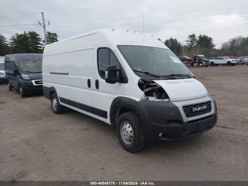 Vin: 3c6mrvjg8me566766, lot: 41038537, ram promaster 3500 cargo van high roof 159 wb ext 2021 img_1