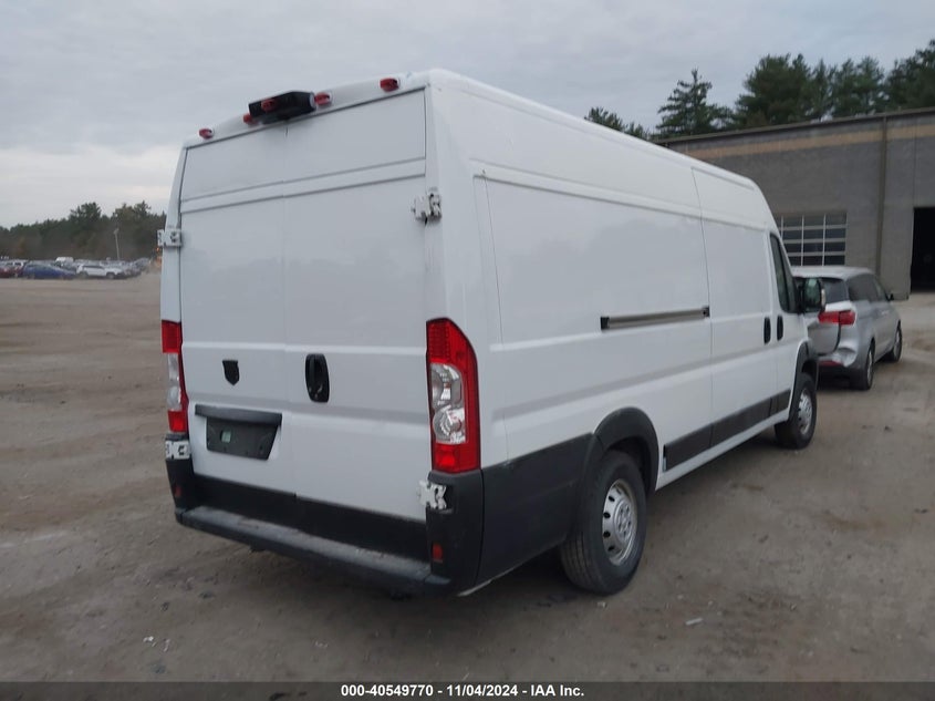 Vin: 3c6mrvjg8me566766, lot: 41038537, ram promaster 3500 cargo van high roof 159 wb ext 20214