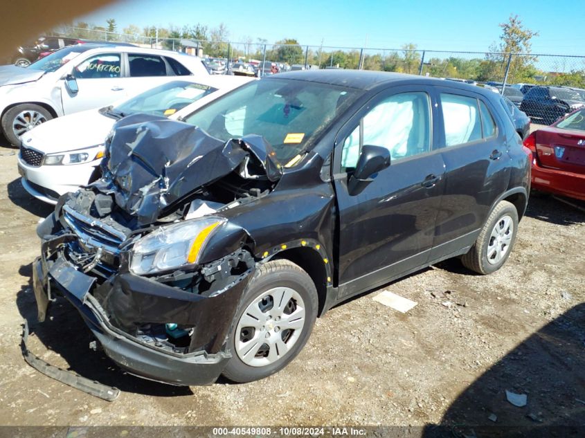 KL7CJKSB9GB579117 2016 CHEVROLET TRAX - Image 2