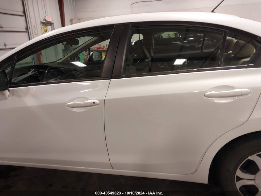 2013 Honda Civic Hybrid VIN: 19XFB4F33DE002853 Lot: 40549823