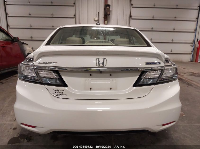 2013 Honda Civic Hybrid VIN: 19XFB4F33DE002853 Lot: 40549823