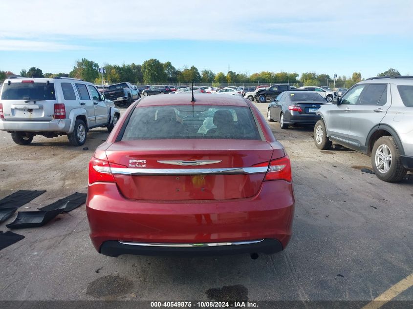 2012 Chrysler 200 Touring VIN: 1C3CCBBB5CN114702 Lot: 40549875