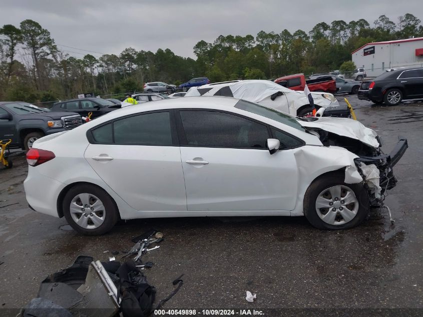 2017 Kia Forte Lx/S VIN: 3KPFL4A70HE137186 Lot: 40549898