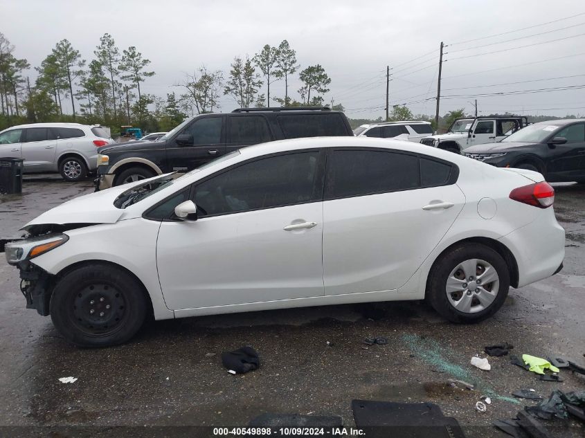 2017 Kia Forte Lx/S VIN: 3KPFL4A70HE137186 Lot: 40549898