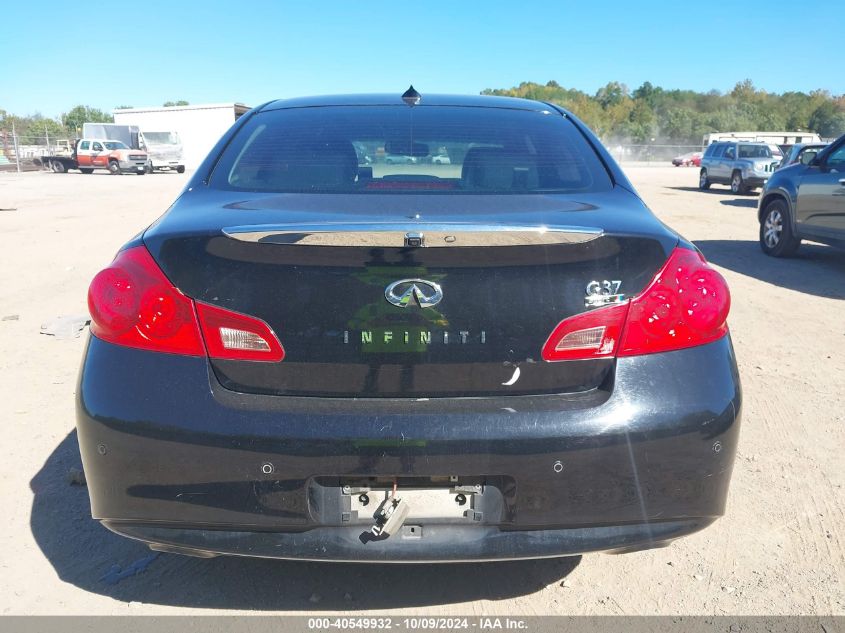 2012 Infiniti G37 Journey VIN: JN1CV6AP1CM931832 Lot: 40549932