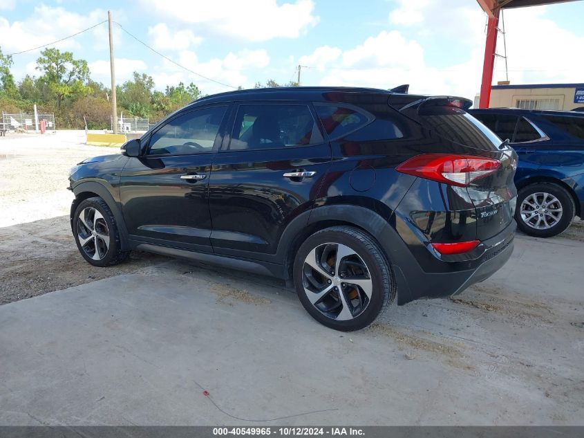 2016 Hyundai Tucson Limited VIN: KM8J33A2XGU197545 Lot: 40549965