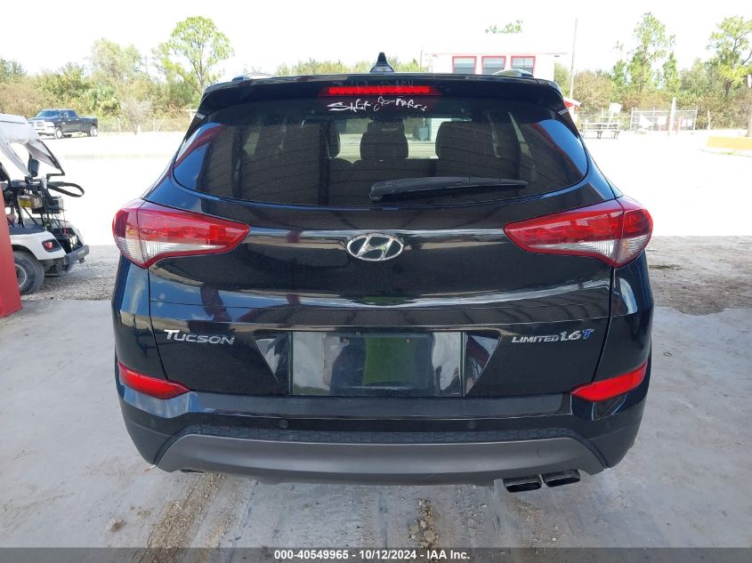 2016 Hyundai Tucson Limited VIN: KM8J33A2XGU197545 Lot: 40549965