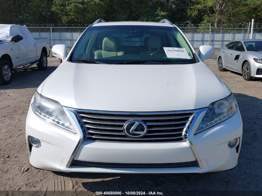 2013 Lexus Rx 350 VIN: 2T2ZK1BAXDC122109 Lot: 40550000