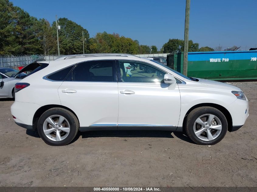 2013 Lexus Rx 350 VIN: 2T2ZK1BAXDC122109 Lot: 40550000