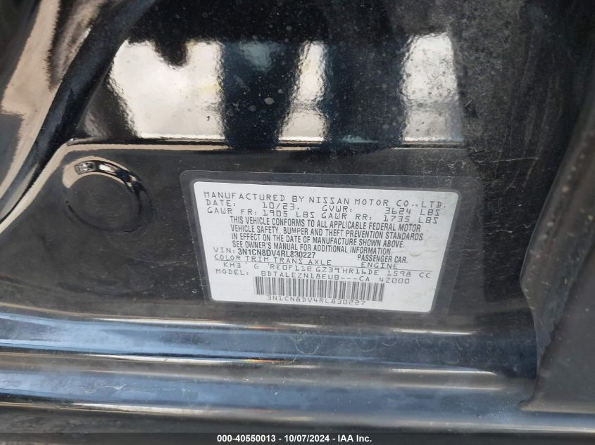 3N1CN8DV4RL830227 2024 Nissan Versa 1.6 S