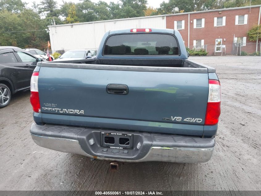 2006 Toyota Tundra Sr5 V8 VIN: 5TBDT44116S545402 Lot: 40550061