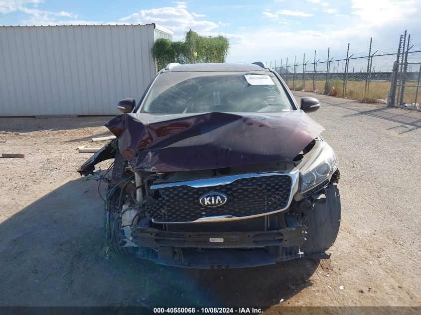 5XYPG4A35JG417166 2018 Kia Sorento 2.4L Lx