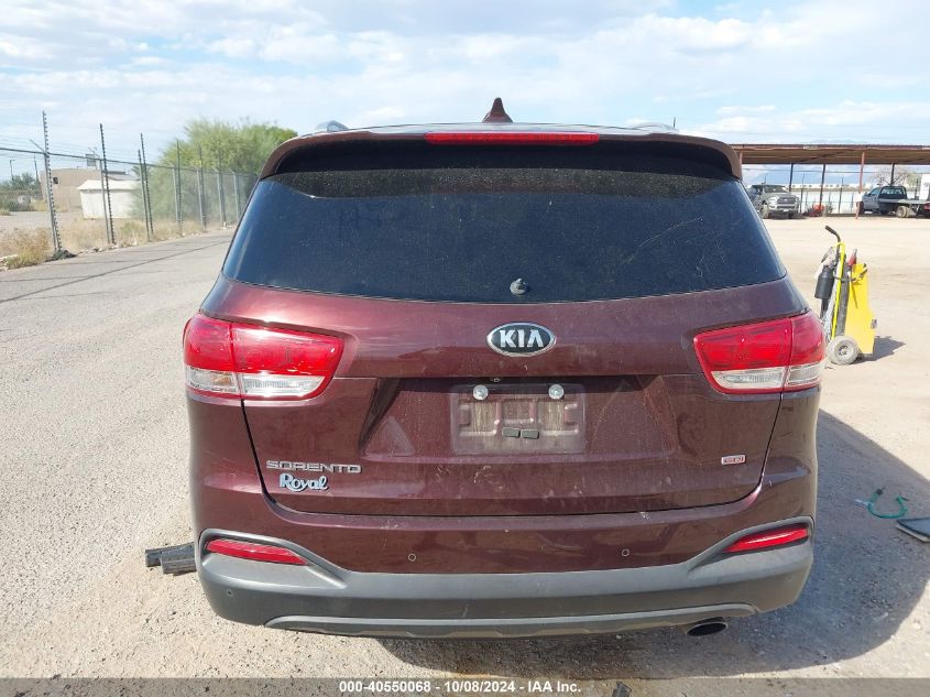 5XYPG4A35JG417166 2018 Kia Sorento 2.4L Lx