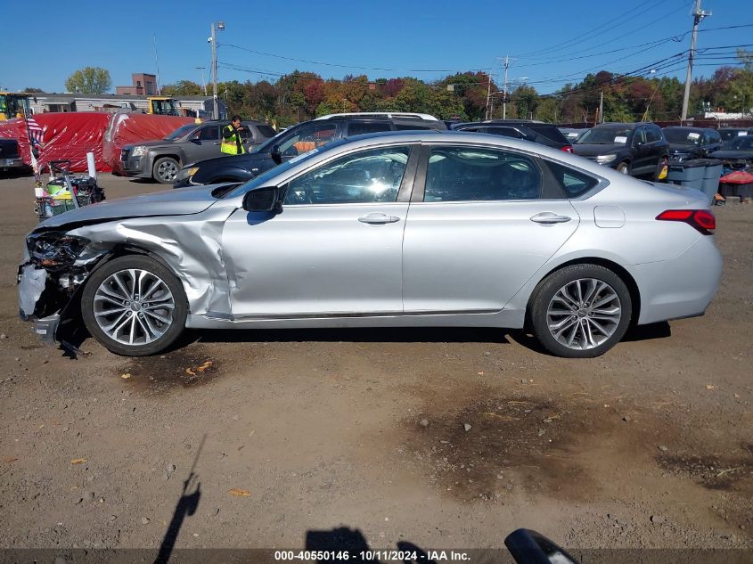 2017 Genesis G80 3.8 VIN: KMHGN4JE0HU191873 Lot: 40550146