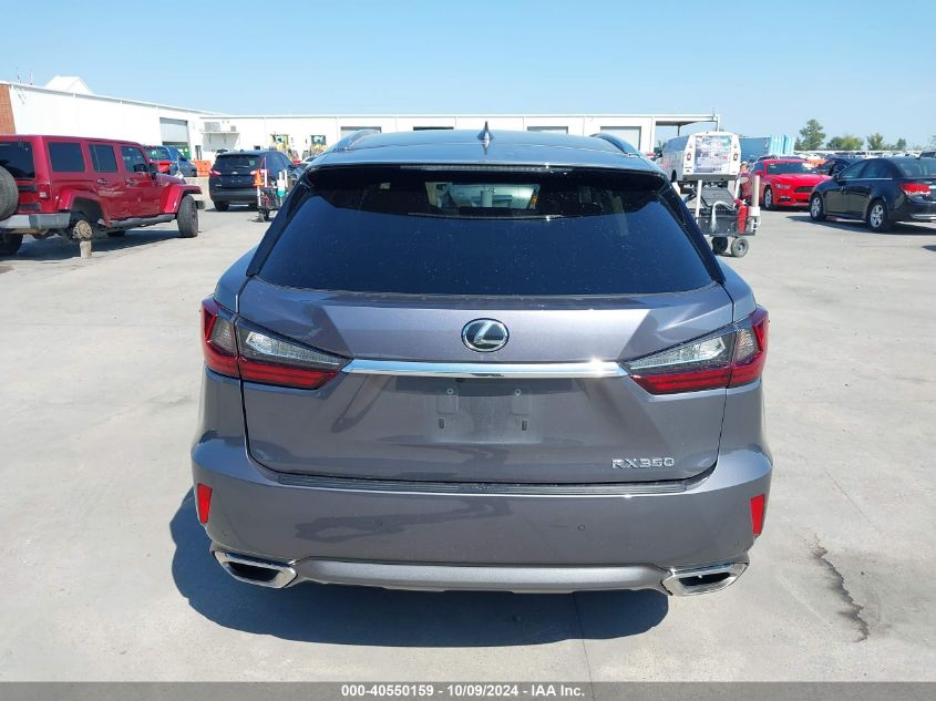 2017 Lexus Rx 350 350/Base/F Sport VIN: 2T2ZZMCA9HC080579 Lot: 40550159