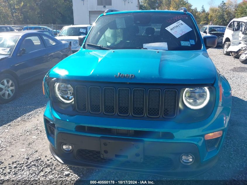 2021 Jeep Renegade 80Th Anniversary 4X4 VIN: ZACNJDB10MPM74186 Lot: 40550178