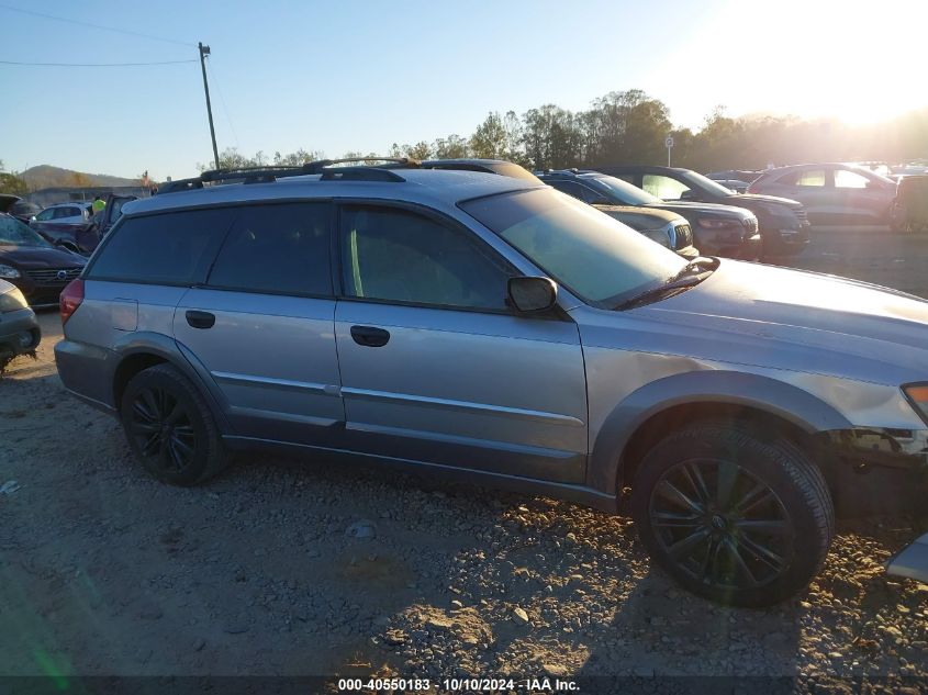 2007 Subaru Outback 2.5I Basic VIN: 4S4BP61C477318782 Lot: 40550183