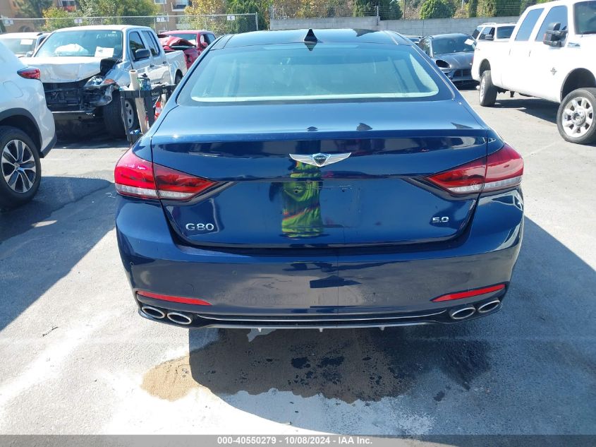 2019 Genesis G80 5.0 Ultimate VIN: KMTFN4JF4KU310140 Lot: 40550279