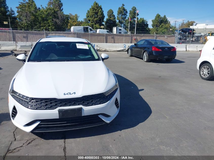 2022 Kia K5 Lxs VIN: 5XXG14J24NG135538 Lot: 40550303